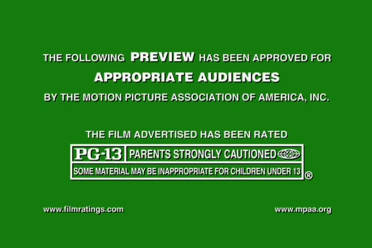 What Caused The Pg 13 Rating